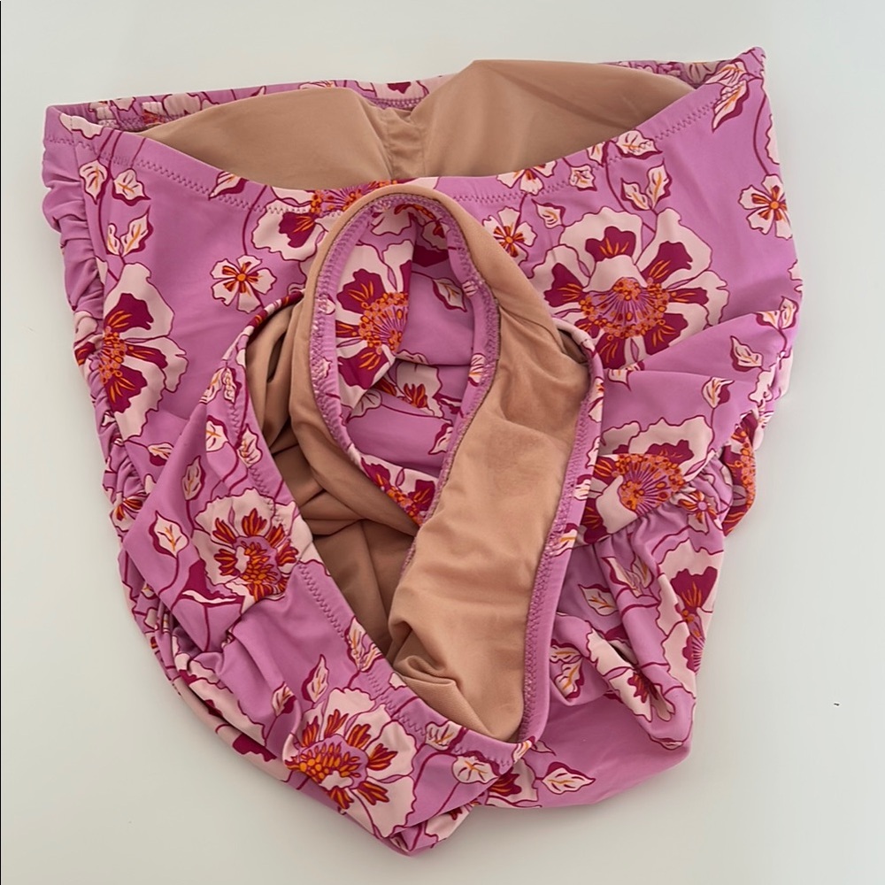 J. Crew Pink Floral Swimsuit - Picture 5 of 5